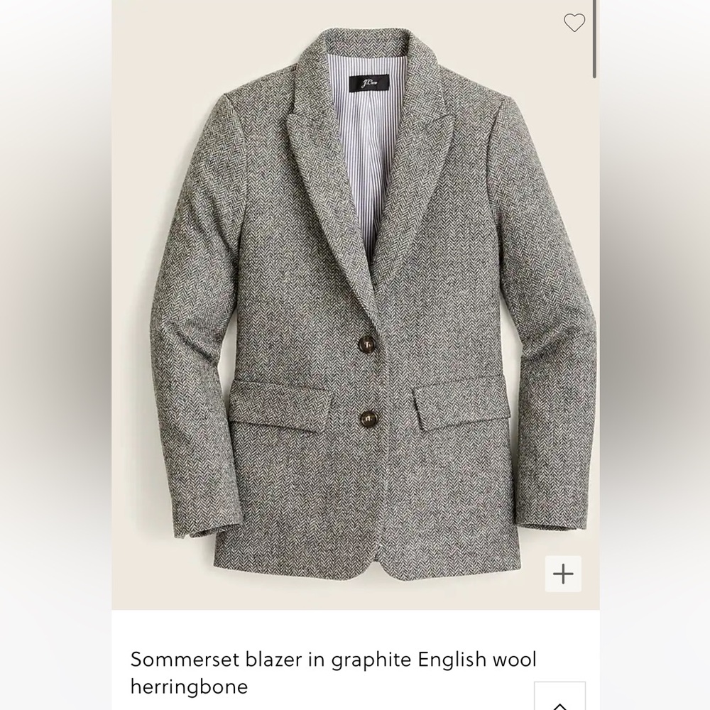 Jcrew Somerset herringbone blazer size 4